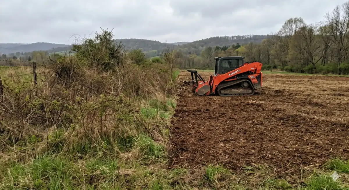 Land clearing in Madison County, MS